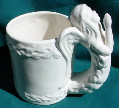 Ceramic White Angle Mug