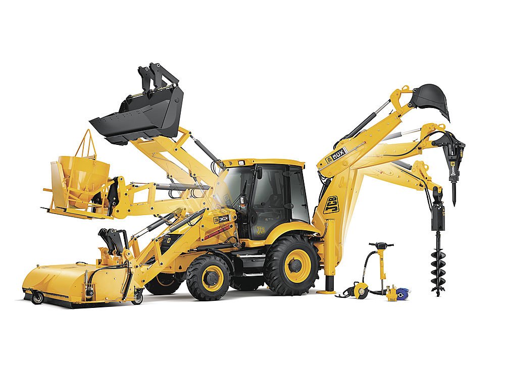 The backhoe works better for