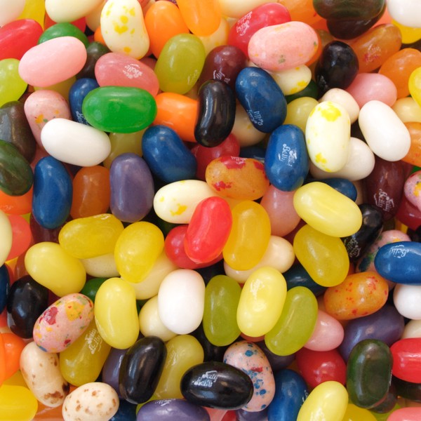 jelly beans in a jar. Jelly Belly jelly beans.