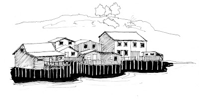 Estructuras Prefabricadas Definicion Palafitos Dibujo