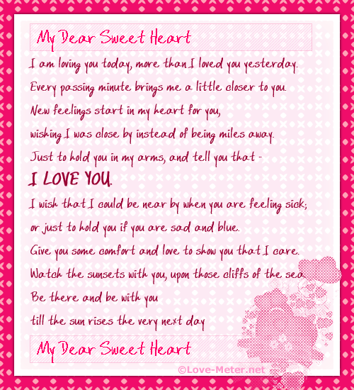 Love You Really. pics of i love you poems. pics