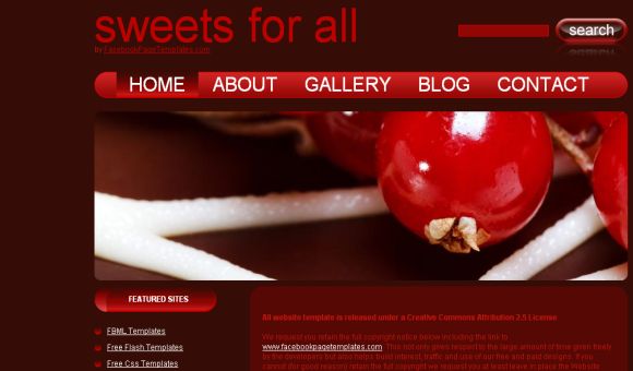 Blogger Templates Black And Red