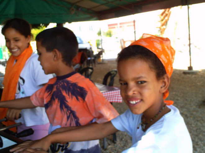 Buscoldo di Curtatone (MN) 11 luglio I bambini Saharawi alla Coop sociale Bertani