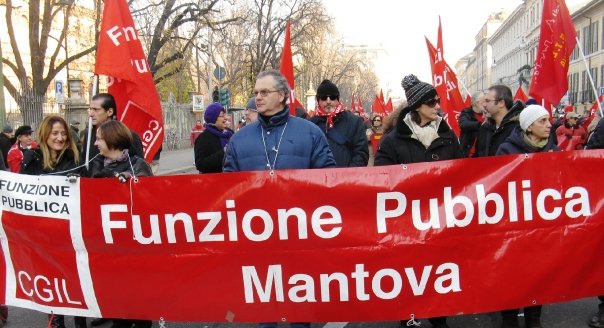 MILANO, 11.12.09 sciopero nazionale e manifestazione CGIL