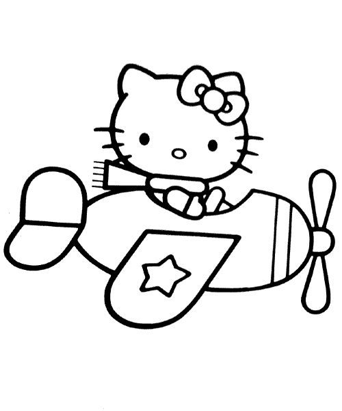 hello kitty para colorear