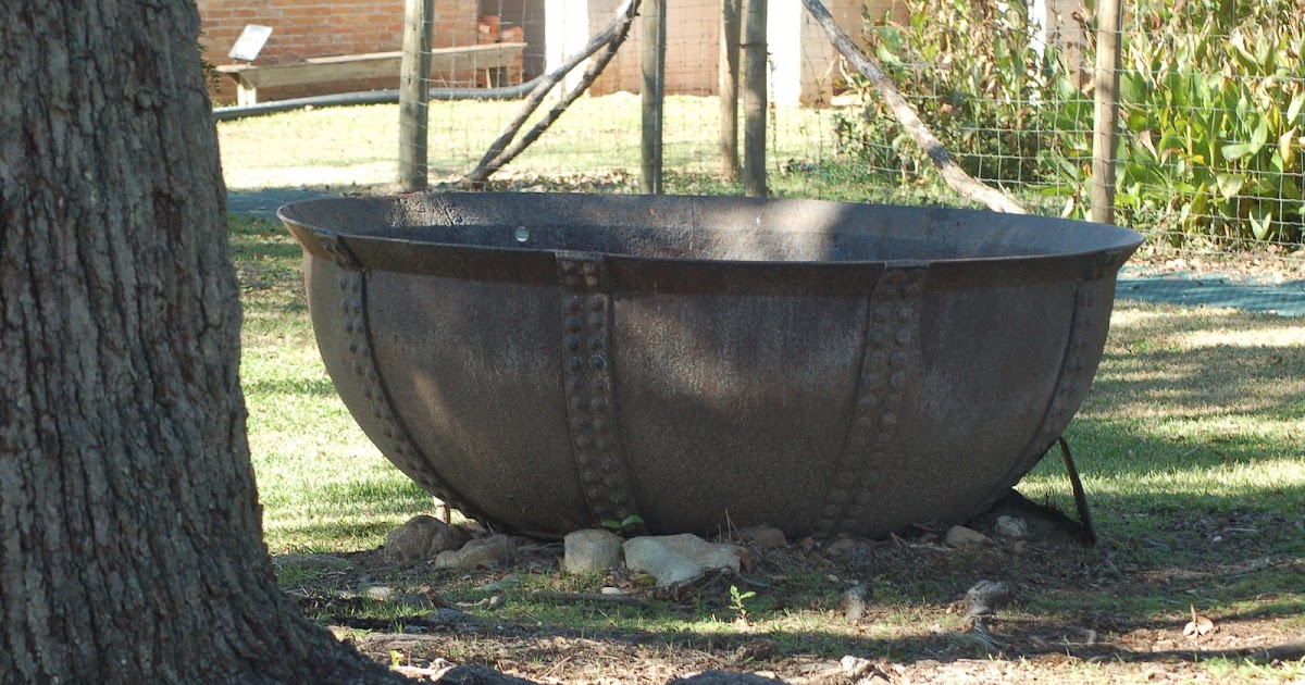 REMEMBER WHEN ? Sugar Cane Syrup Boiling Pot