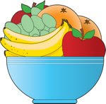 [0030-0809-0219-2634_clipart_of_a_fruit_bowl_with_apples_oranges_green_grapes_and_bananas_on_a_kitchen_counter.jpg]