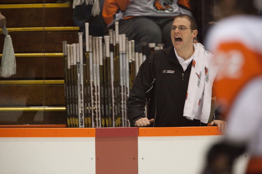Lauren Rock Story on Jeff, hockey equipment manager...work in progress