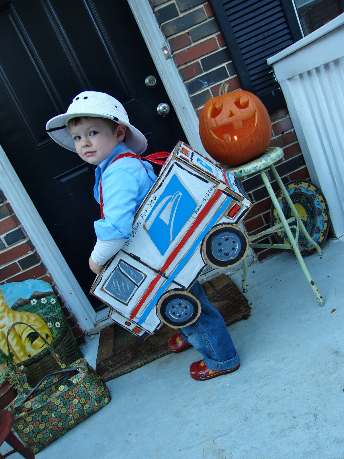 Anne Elser Mail Truck Costume