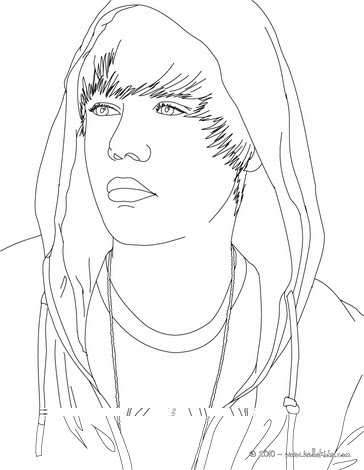 Justin Bieber Coloring Pages on Justin Bieber Coloring Pages Design Ideas