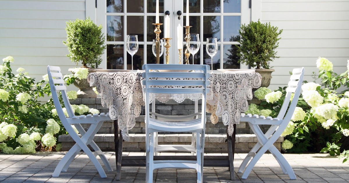 Érase una vez...: Comedor exterior en el patio