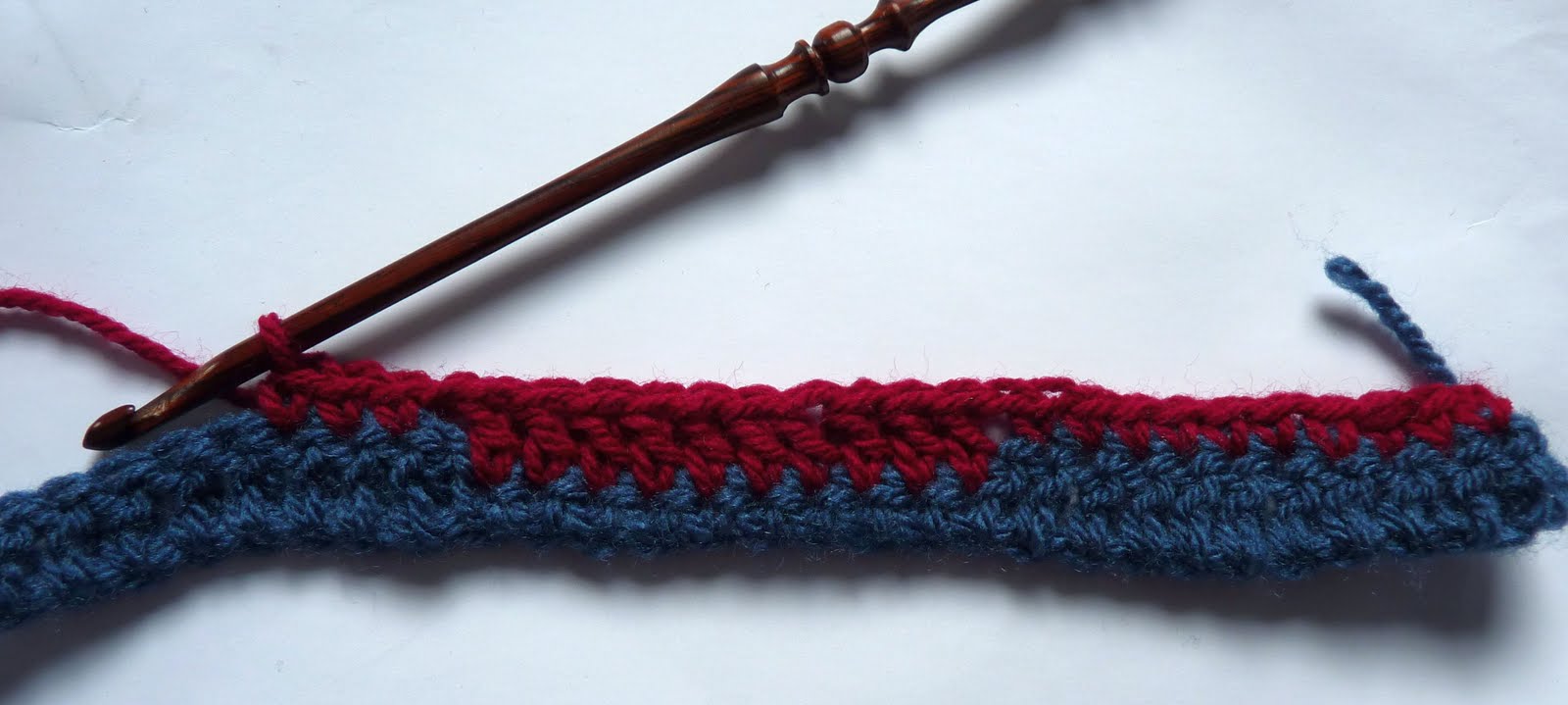 Crochet afghan ribbon patterns scrap pattern blanket afghans ity stunning jacob stripe september finished crocheted every yarn close easy fiddlesticks