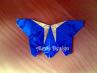 Flying Butterfly Origami