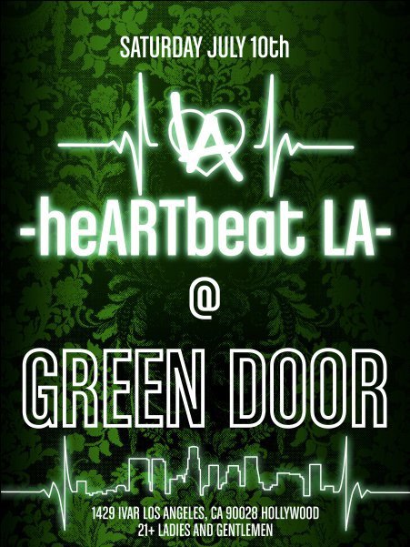 3 Girls 2 Guys 1 Blog Heartbeat La Green Door