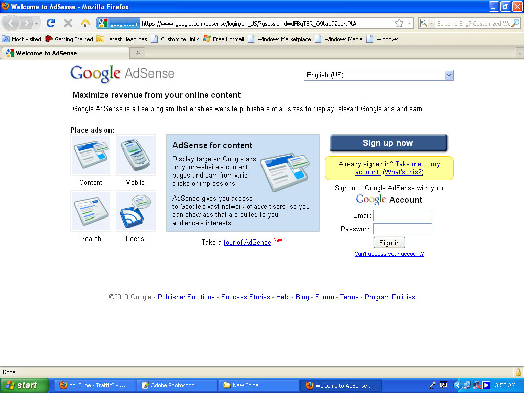 Google AdSense Sign Up Tidak Berfungsi: Penyebab dan Solusi