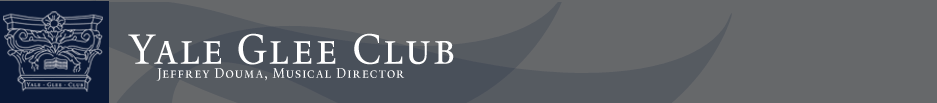 YALE GLEE CLUB BLOG