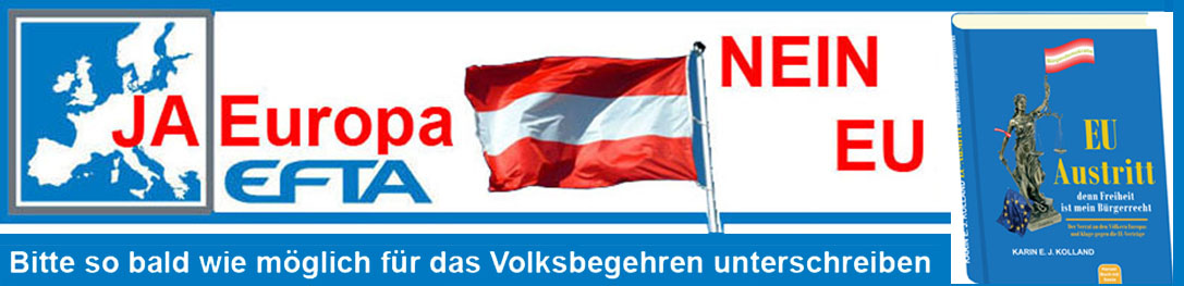 EU-Austritt Volksbegehren Karin E. J. Kolland überparteiliche Bürgerinitiative
