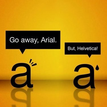 arial vs helvetica january