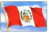 La bandera del Perú