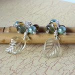 Featured Item of the Week... Natural Olive Jade Cascade Lariat Necklace