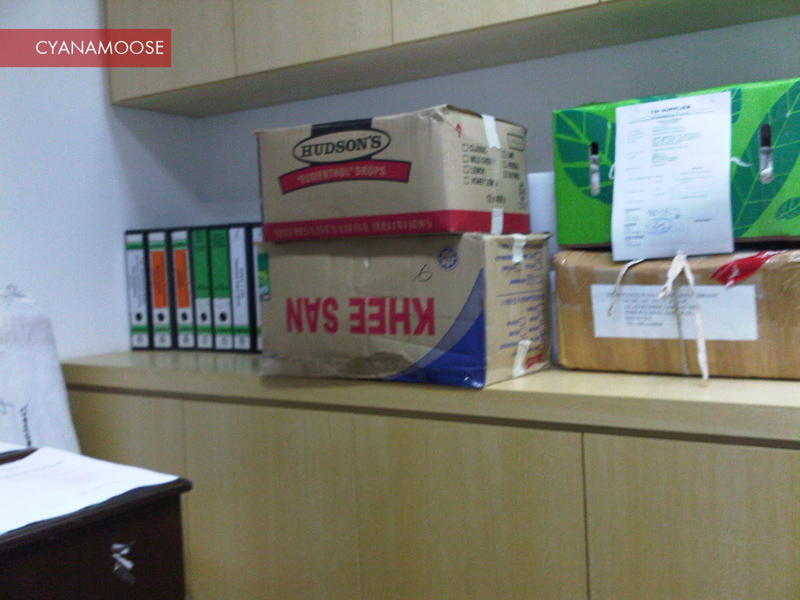 dalam kotak2 tu sample jumbo bag semasa tender pembekalan jumbo bag