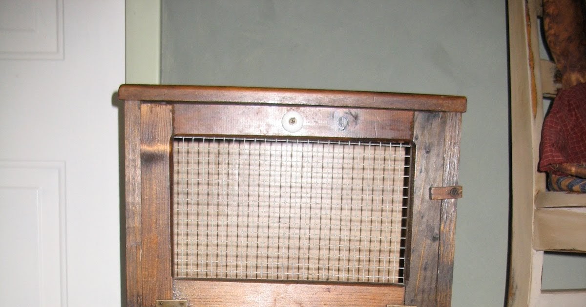 The Prim Schoolmarm wooden bin redo (craigslist find!!)