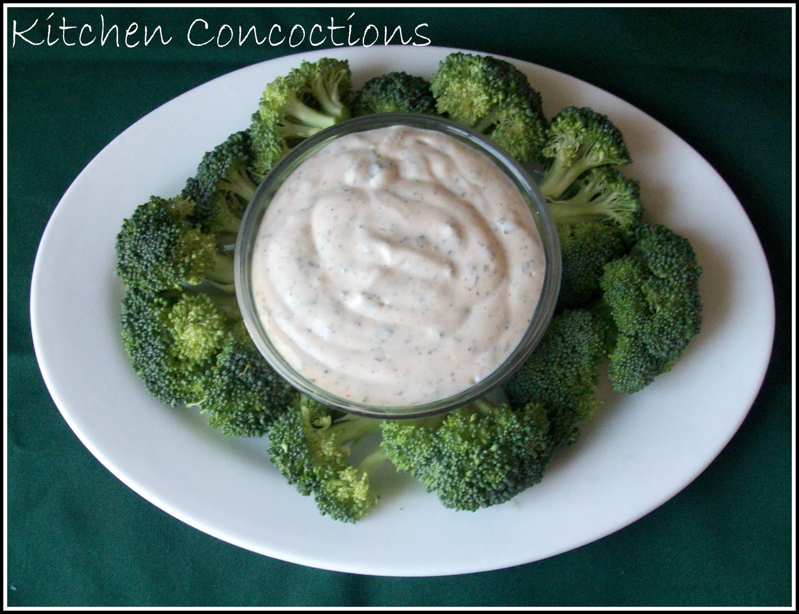 Choppin' Broccoli and Ranch Dressing For Joe Kitchen Concoctions