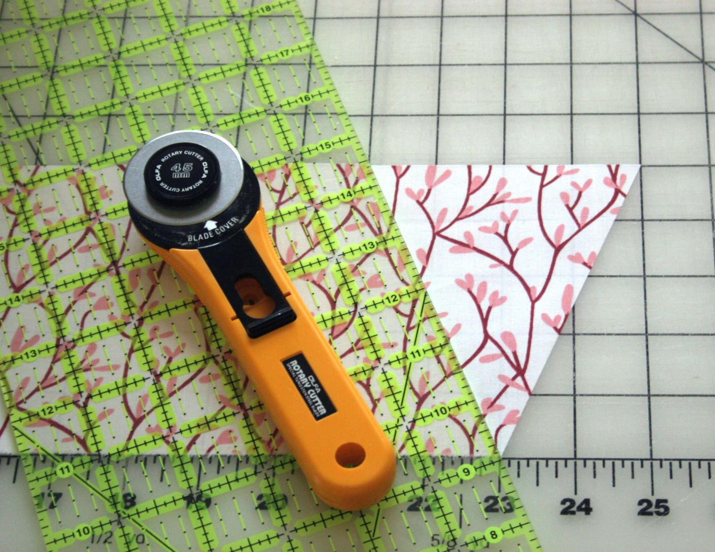 A Scrappy Project Bunting Tea Towel Lola Pink Fabrics