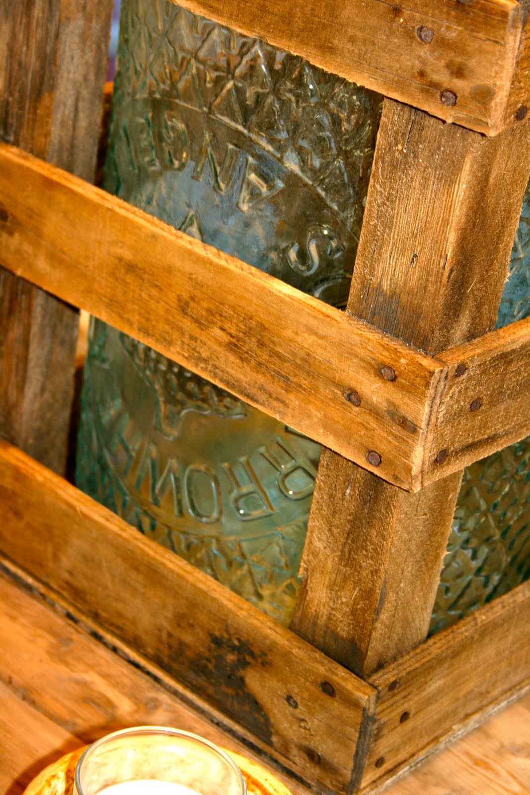 The Polished Pebble Vintage Water Bottle Lamps