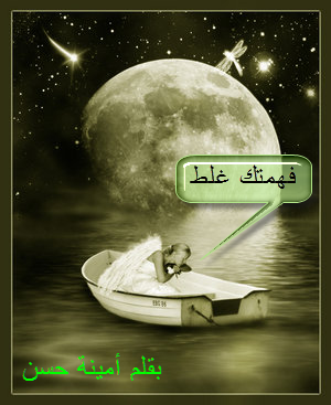 بقلمي أمينة حسن فهمتك غلط