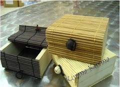 Bamboo box for 3pcs