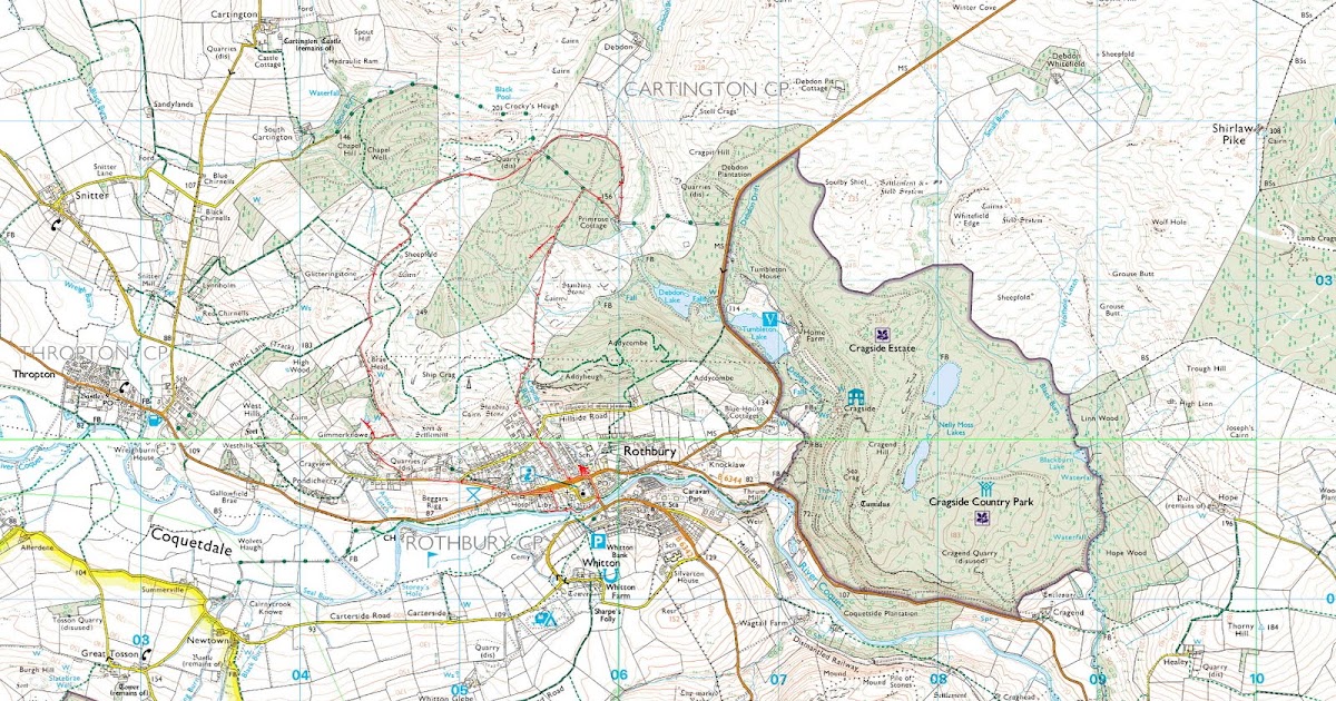 Treks and Tours Northumberland Day 2 9th May Above Rothbury Walk