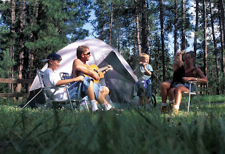 camping family