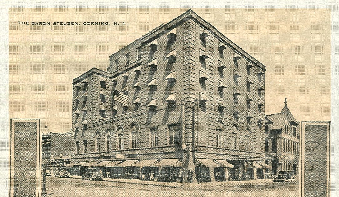 Vintage Travel Postcards Corning, New York