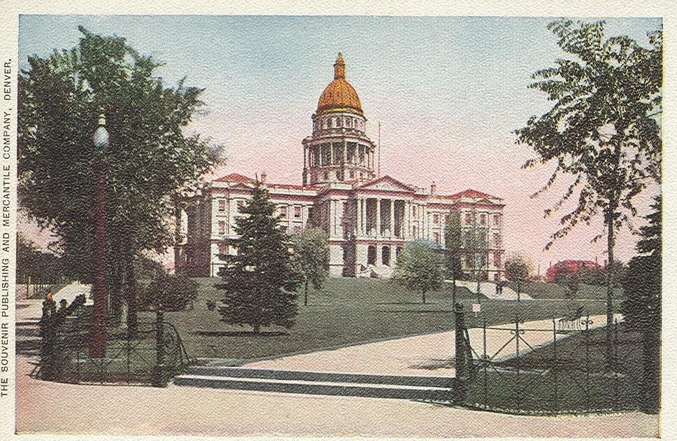 Vintage Travel Postcards Denver, Colorado