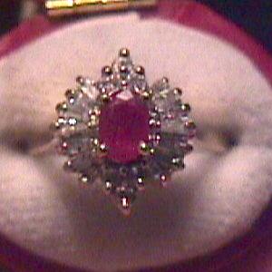 Diamond/Ruby Ring