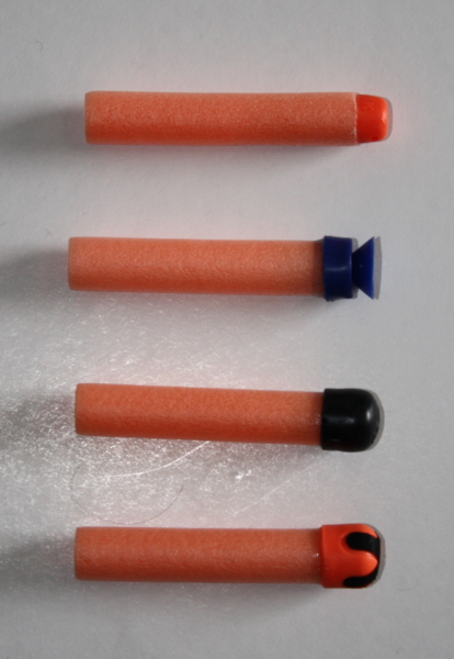 tipos de dardos nerf