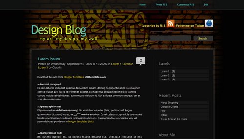 Kickass free blogger templates