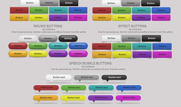 100+ Free PSD Web UI Elements For Download