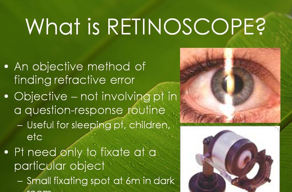 Syah's Optometry Blog RETINOSCOPE