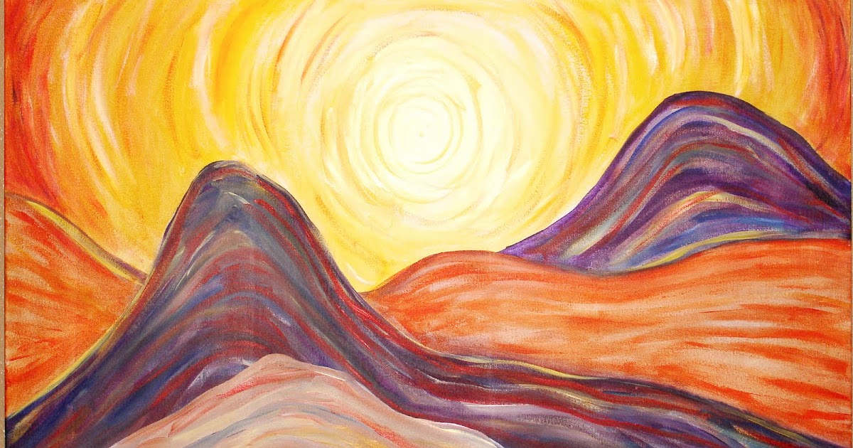 Artist Kristen Dougherty's Blog Abstract Landscape 10/18/09