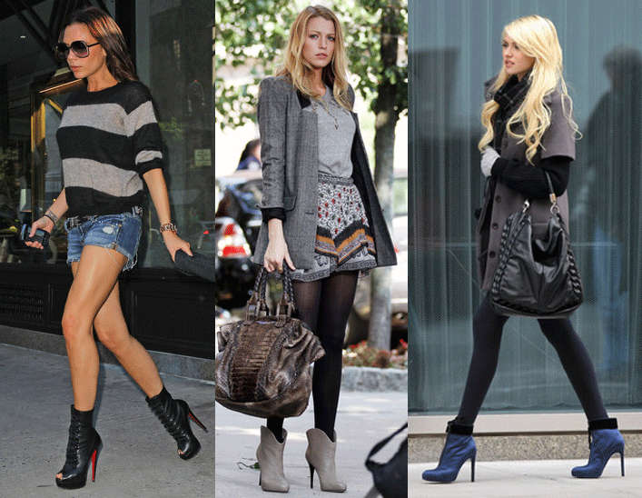 how to wear light colored booties