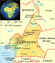Kaartje van Kameroen