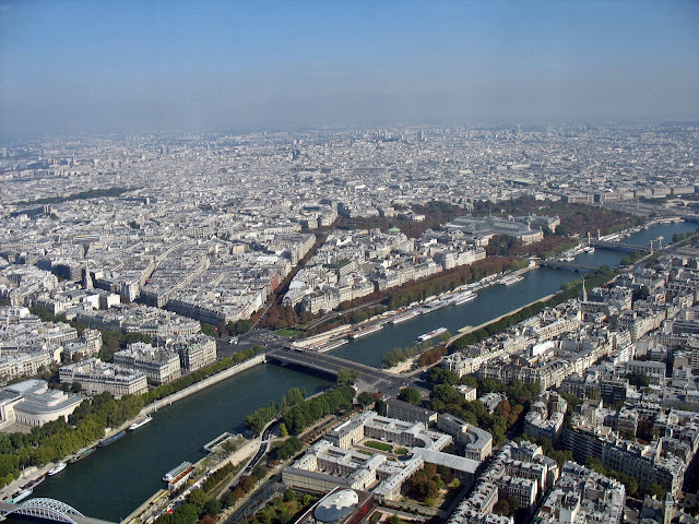 Birds Eye View of Paris