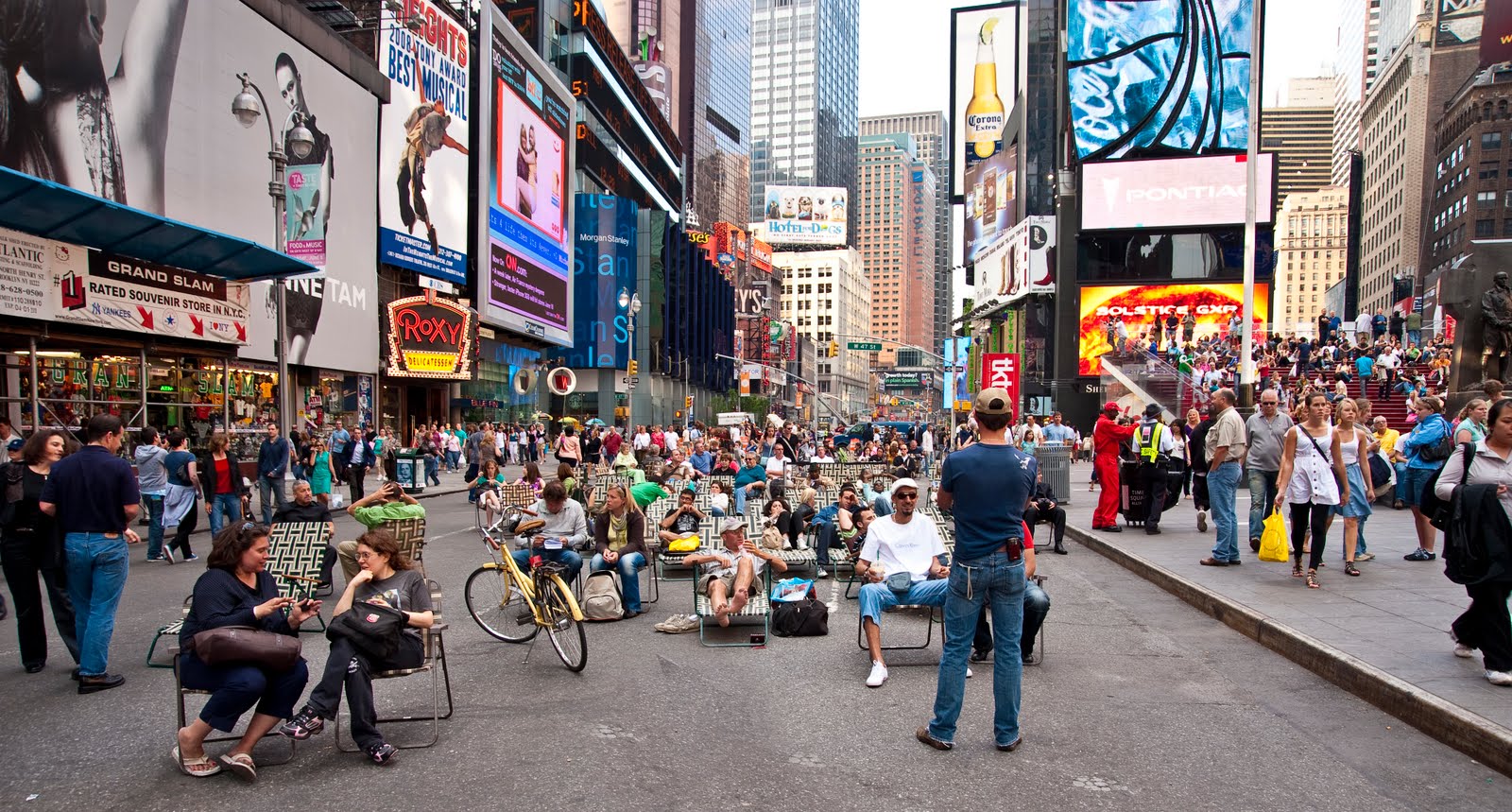 Shot of the Day New York Broadway Street Scene