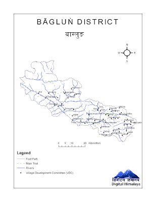 baglung map