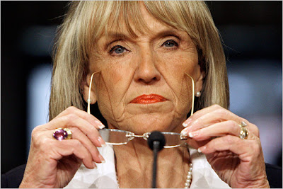 Gov. Jan Brewer of Arizona, a Republican, finds herself locked in conflict with a Legislature dominated by fellow Republicans. Photo: Ross D. Franklin/Associated Press