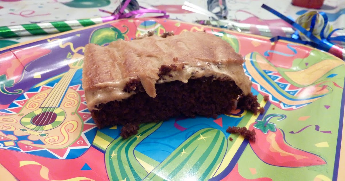 Schoolhouse Ronk Chocolate Sheet Cake with Burnt Peanut Butter Icing