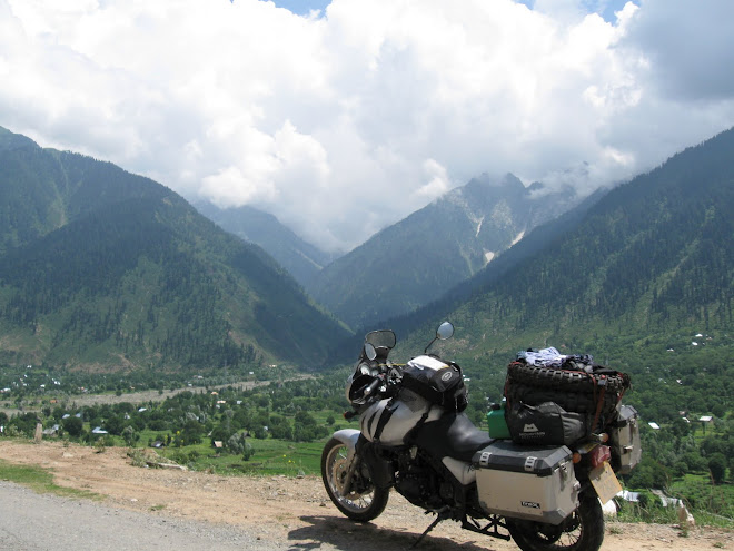 Populated valley in the foot hills.