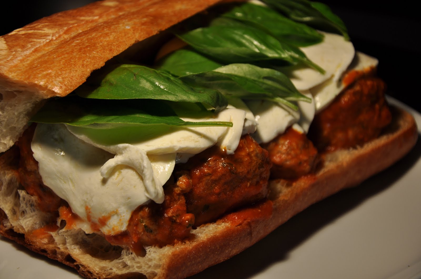 Slice of Rice Spicy Turkey Meatball Subs